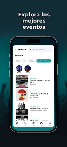 Скриншот 3 — Livepass Argentina