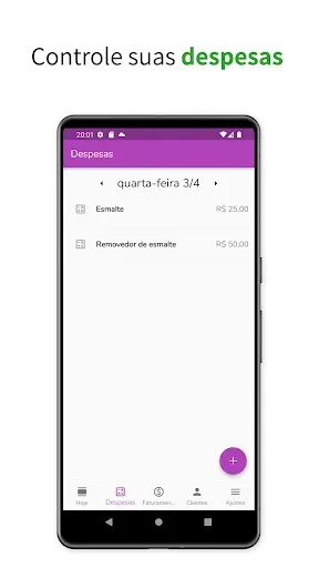 Скриншот 2 — Agenda para Manicures e Beleza