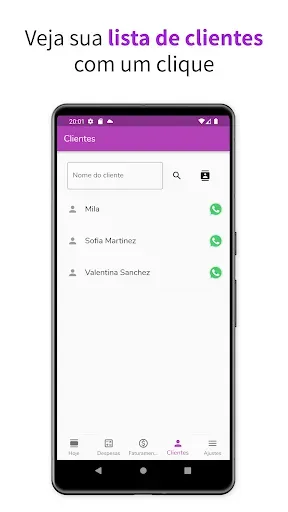 Скриншот 4 — Agenda para Manicures e Beleza