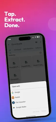 Скриншот 5 — Распаковщик ZIP, 7z, RAR