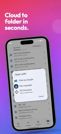 Скриншот 6 — Распаковщик ZIP, 7z, RAR