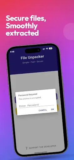 Скриншот 7 — Распаковщик ZIP, 7z, RAR