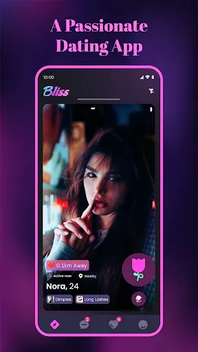 Скриншот 4 — Bliss Dating App: Chat & Date