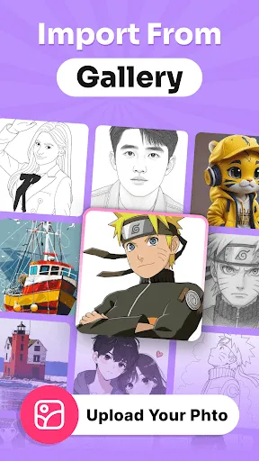 Скриншот 4 — Draw Anime: AR Drawing Sketch