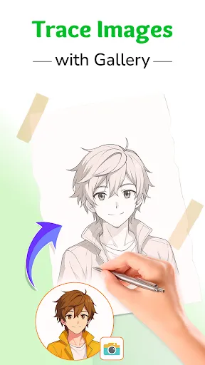 Скриншот 5 — AR Anime: Sketch Trace & Draw