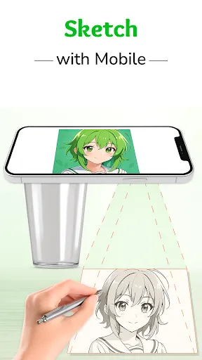 Скриншот 7 — AR Anime: Sketch Trace & Draw