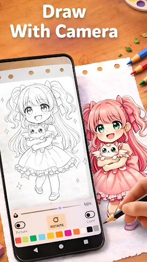 Скриншот 2 — AR Drawing: Trace & Sketch