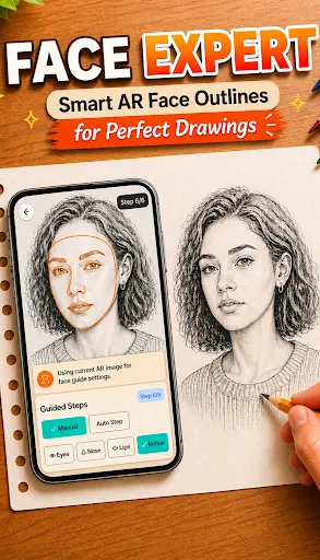 Скриншот 3 — AR Drawing: Trace & Sketch