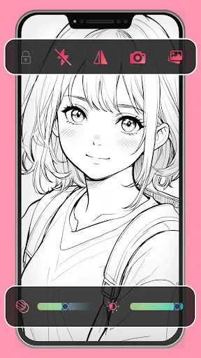 Скриншот 8 — ARDraw - Anime Trace & Sketch