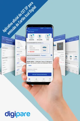 Скриншот 1 — Digipare Blue Zone Parking