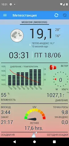 Скриншот 1 — Метеорологическая станция