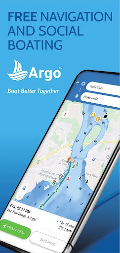 Скриншот 1 — Argo - #1 Boat Navigation App