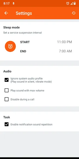 Скриншот 6 — Battery Sound Notification