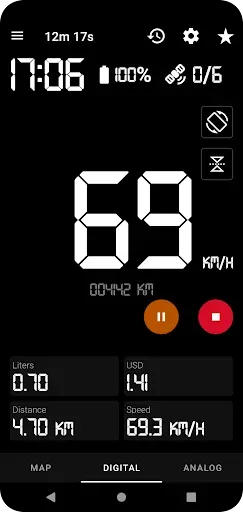 Скриншот 4 — GPS Speedometer Pro