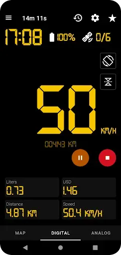 Скриншот 5 — GPS Speedometer Pro
