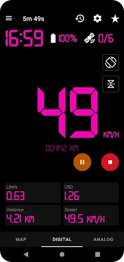 Скриншот 6 — GPS Speedometer Pro