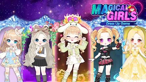 Скриншот 1 — Magical Girls: Dress Up Game