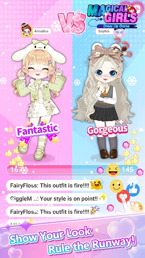 Скриншот 2 — Magical Girls: Dress Up Game