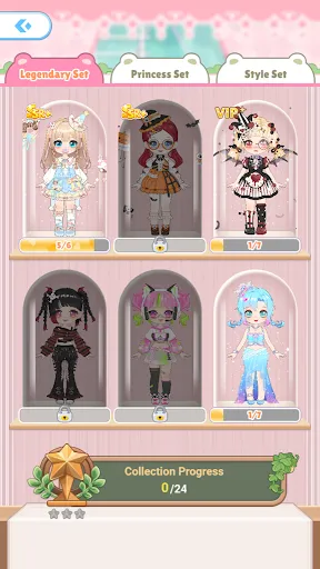 Скриншот 7 — Magical Girls: Dress Up Game