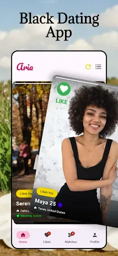 Скриншот 1 — Aria: Black Singles Dating App
