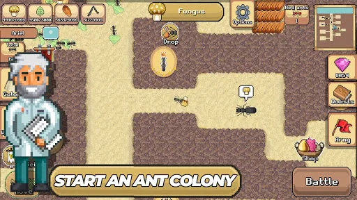 Скриншот 1 — Pocket Ants: Симулятор Колонии