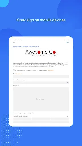 Скриншот 8 — WaiverForever - Online Waiver