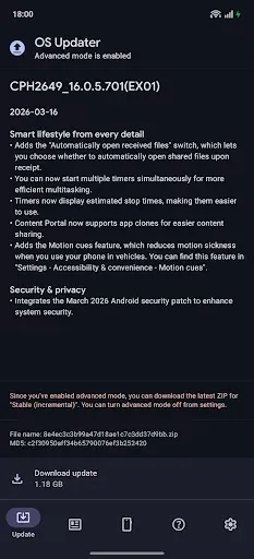 Скриншот 2 — OS Updater