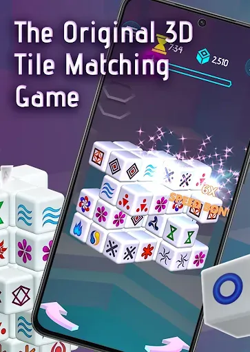 Скриншот 1 — Mahjong Dimensions: 3D Puzzles