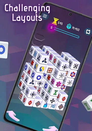 Скриншот 4 — Mahjong Dimensions: 3D Puzzles