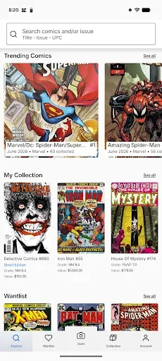 Скриншот 1 — Comics Price Guide