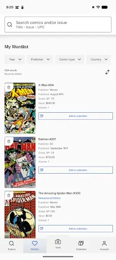Скриншот 3 — Comics Price Guide