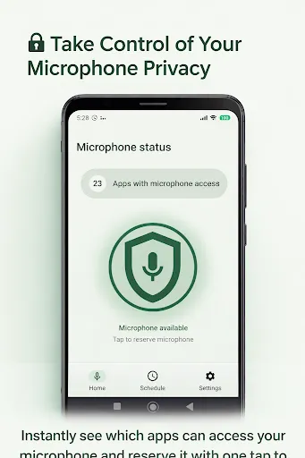 Скриншот 1 — Mic Guard – Microphone Blocker