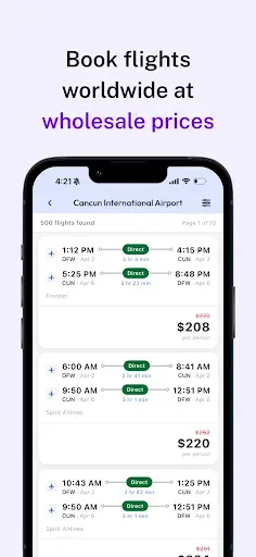 Скриншот 2 — ARM Travel: Wholesale Rates