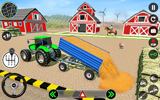 Скриншот 2 — Tractor Farming: Tractor Games