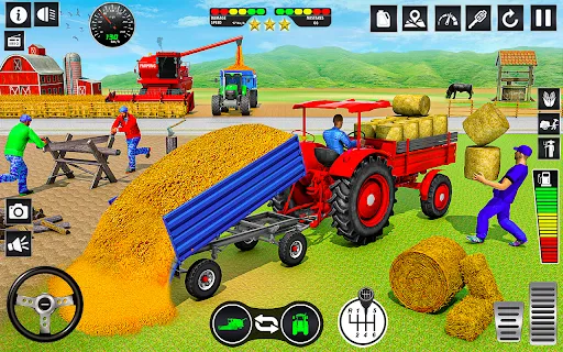 Скриншот 4 — Tractor Farming: Tractor Games