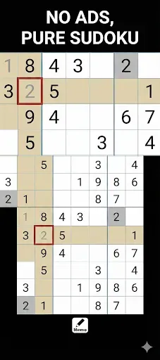 Скриншот 1 — Sudoku Classic
