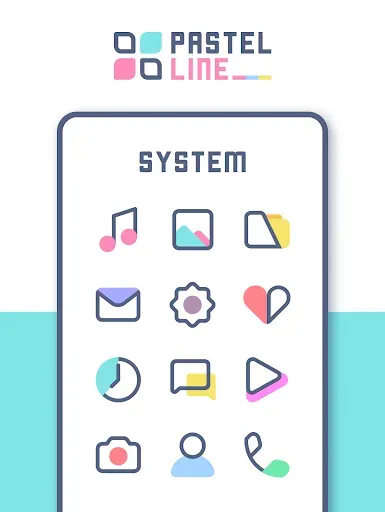 Скриншот 2 — PastelLine IconPack