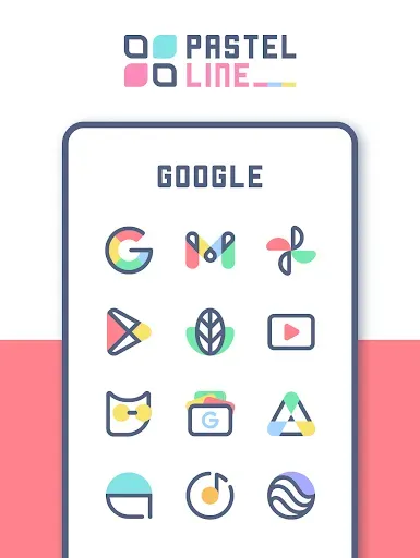 Скриншот 3 — PastelLine IconPack