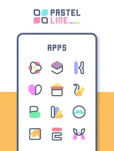 Скриншот 5 — PastelLine IconPack