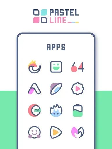 Скриншот 6 — PastelLine IconPack