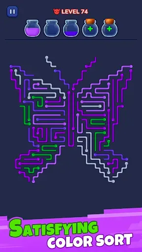 Скриншот 3 — Arrow Rush: Water Color Sort