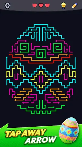 Скриншот 1 — Arrow Maze Puzzle