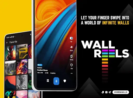 Скриншот 1 — WallReels : HD Wallpapers