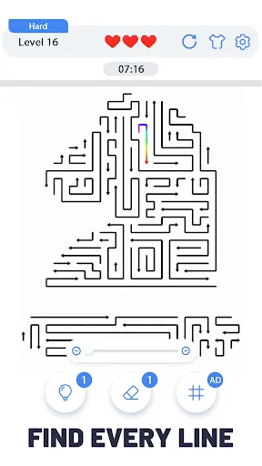 Скриншот 3 — Arrow Maze-Tap Away