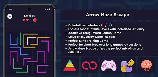 Скриншот 8 — Arrow Maze Escape