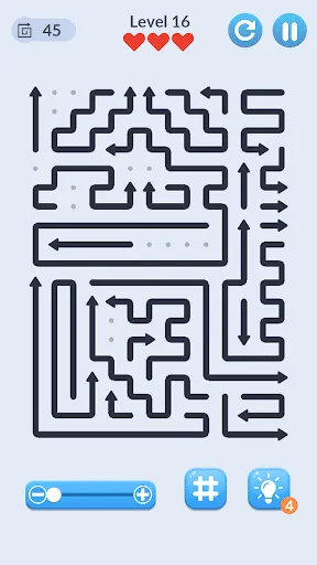Скриншот 3 — Zen Arrows: Empty Maze