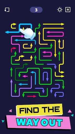Скриншот 1 — Arrow Maze - Головоломка