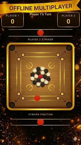 Скриншот 2 — Carrom Board - Offline Game