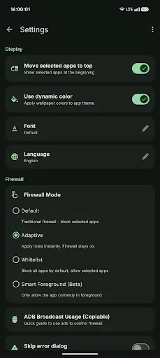 Скриншот 3 — ShizuWall No Root/VPN Firewall