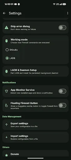 Скриншот 4 — ShizuWall No Root/VPN Firewall